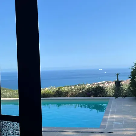 Fabulous Italian With Panoramic Sea View Villa Diano San Pietro